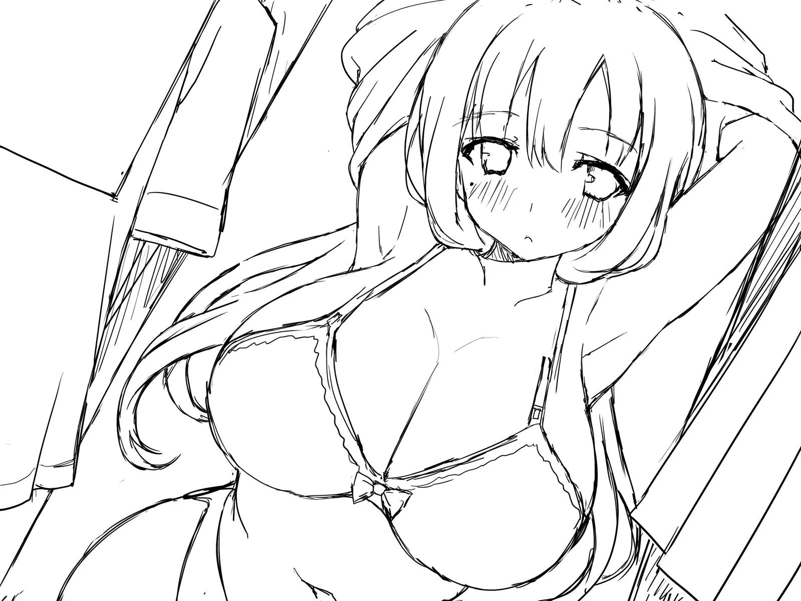 Kanojo Ga Aitsu Ni Sareta Koto_Rough Sketch